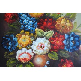 Kwiaty w wazonie (50x60cm)