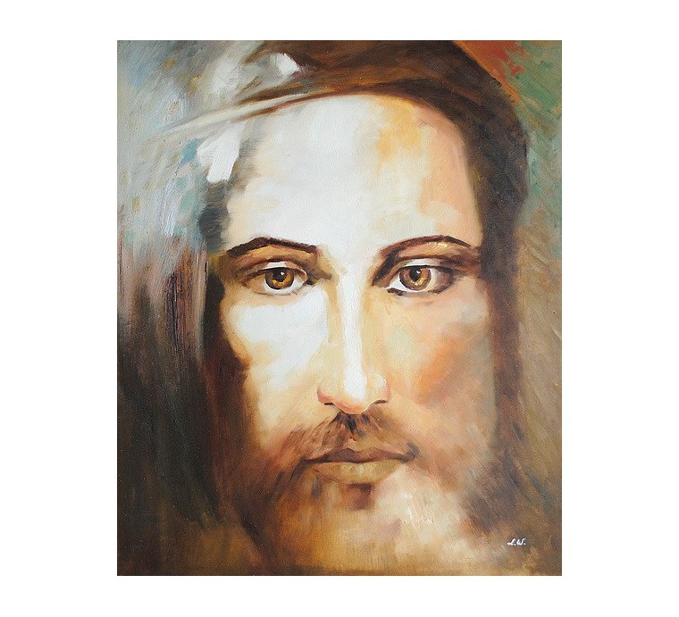 Jezus, Całun Turyński (50x60cm)