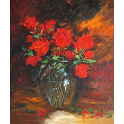 Czerwone róże (50x60cm)