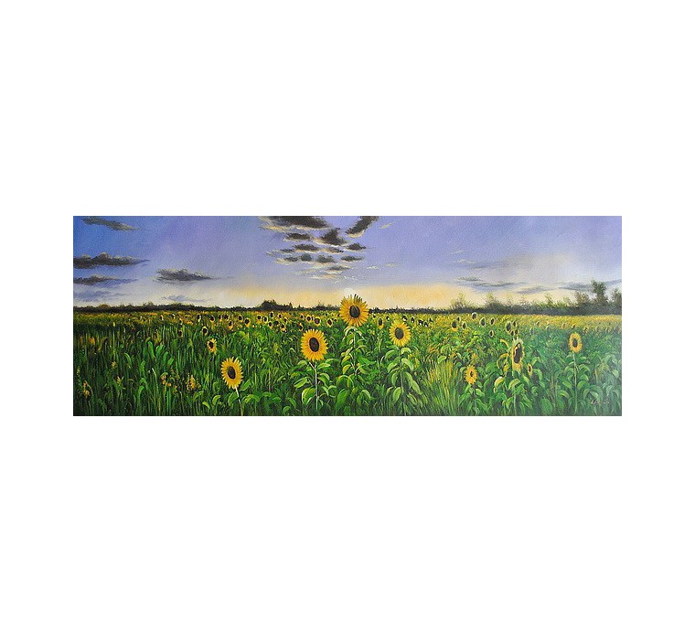 Słoneczniki (35x100cm)