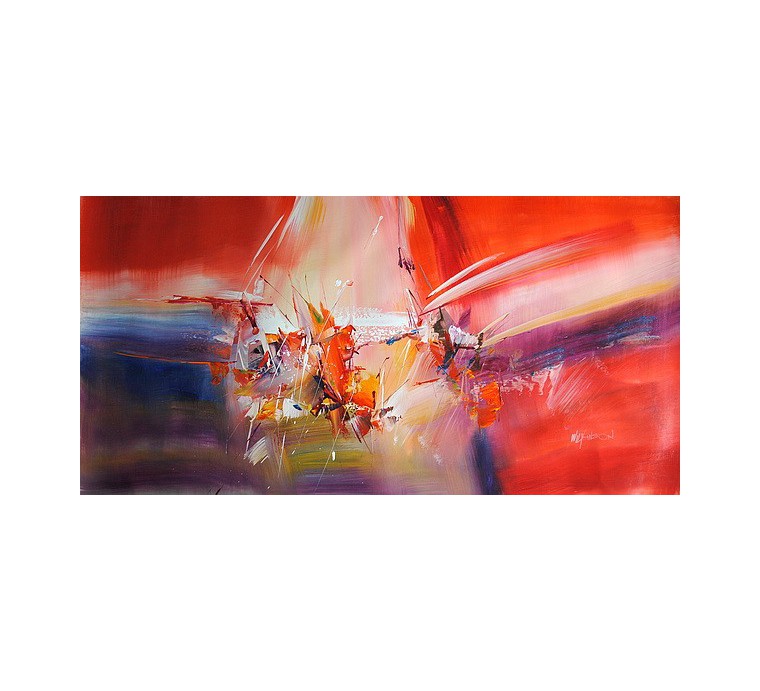Abstrakcja, panorama (60x120cm)