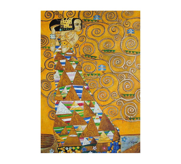 Klimt, Oczekiwanie (54x78cm)